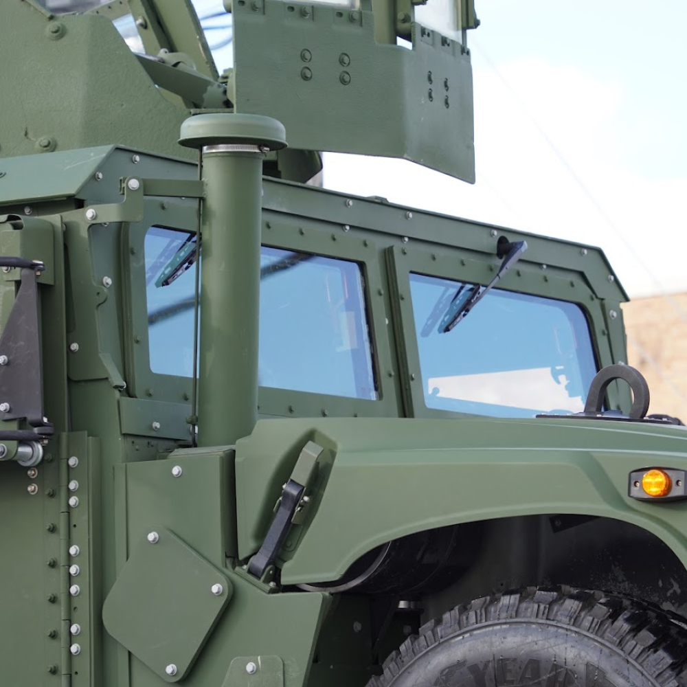 humvee armored ibistek windshield